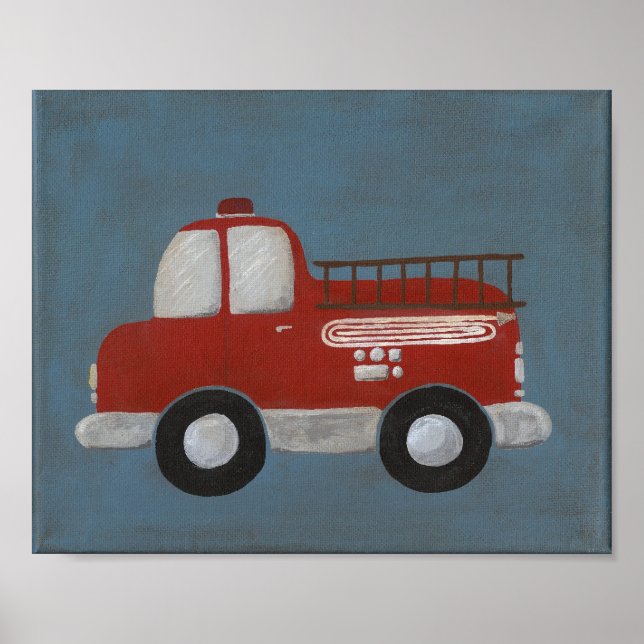 Fire Truck 8 X 10 Poster (Front)