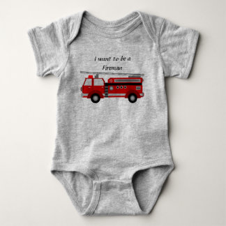Fire Truck - Baby Romper