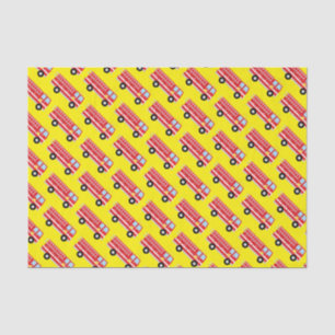 Fire Truck Birthday Party Tissue Paper