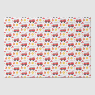 Fire Truck Birthday Tissue Paper