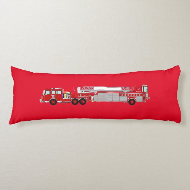 Fire truck body pillow.... body pillow (Front)