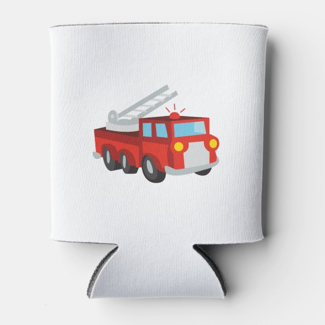 Fire Truck Can Cooler (Front)