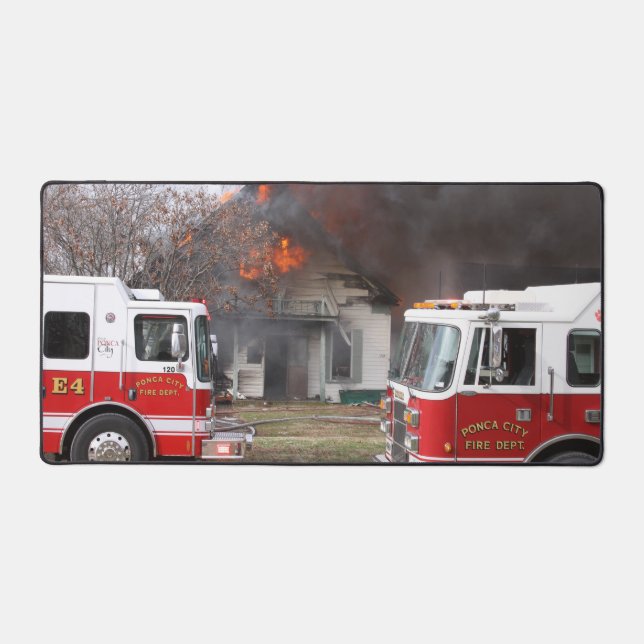 Fire truck desk mat (Front)