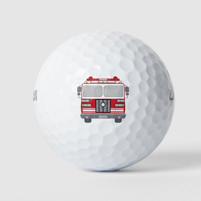 Fire Truck Golf Balls (Front)