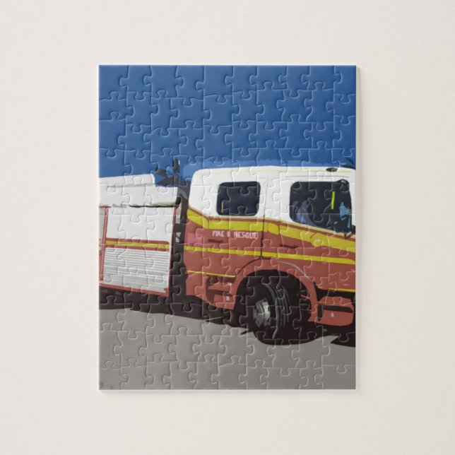 Fire Truck Jigsaw Puzzle (Vertical)