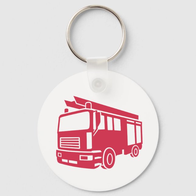 Fire truck keychain (Front)