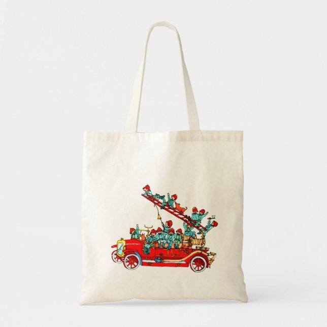 Fire Truck Kids Bag (Front)