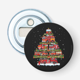 Fire Truck Lights Firefighter Fire Truck Christmas Bottle Opener