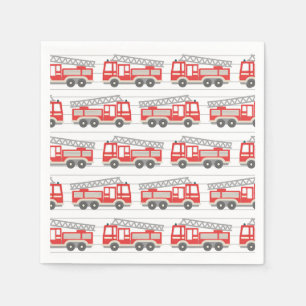 Fire Truck Napkin