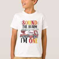Fire Truck Sound The Alarm 1st Birthday 