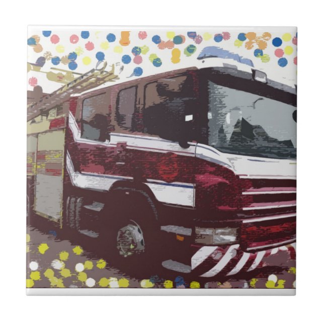 Fire Truck Tile (Front)