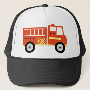 Fire Truck Trucker Hat