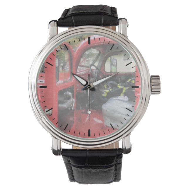 Fire Truck With Fireman's Uniform Watch (Front)