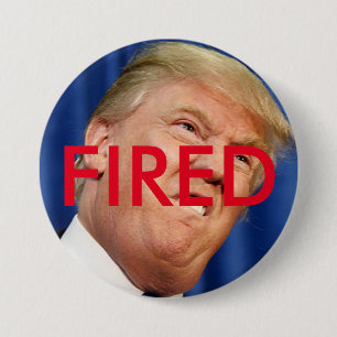 Fire Trump 3 Inch Round Button