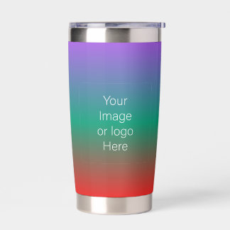 Fire Under The Sea Traveller Gradient Personalize Insulated Tumbler