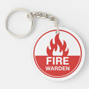 Fire Warden Keychain