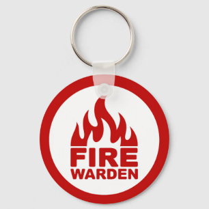 Fire Warden Keychain