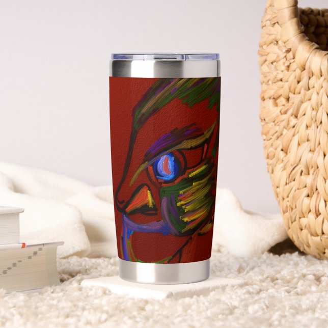 Fire Warrior  Insulated Tumbler (Living Room (Rotated))