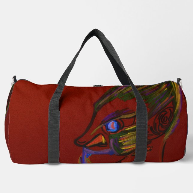 Fire Warrior Large Duffel Bag (Front)