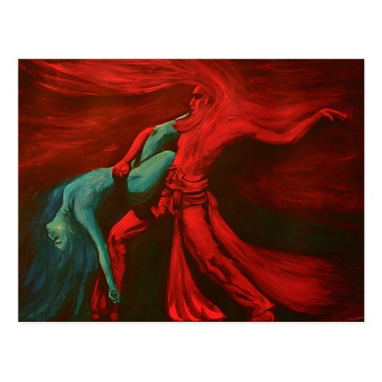 Fire & Water Sacred Dance .... Postcard