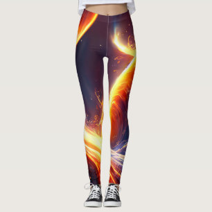 Fire Water Space Leggings