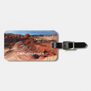 Fire Wave 5 Valley of Fire Southwest Bag Luggage Tag