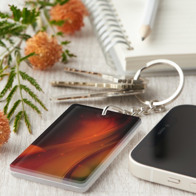 Fire Wave Keychain (Front Right)