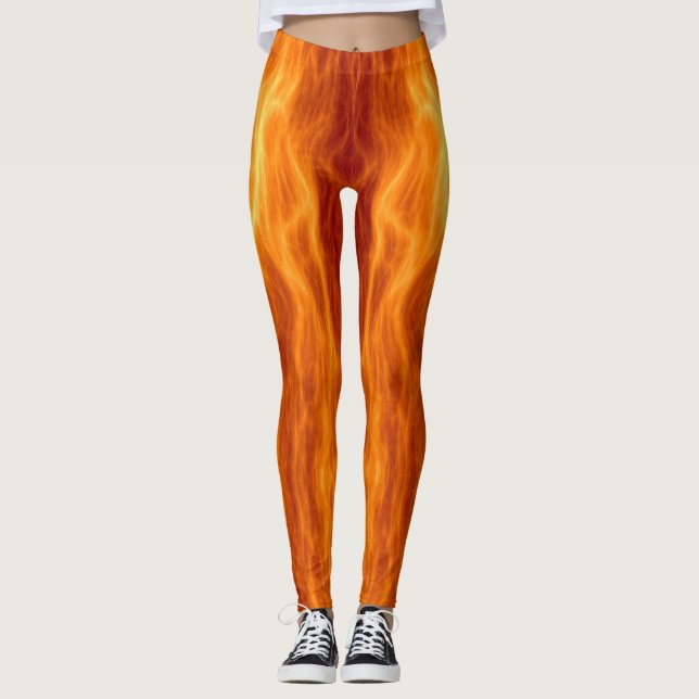fire wave  leggings (Front)