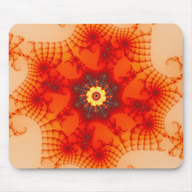 Fire Web - Fractal Art Mouse Pad (Front)