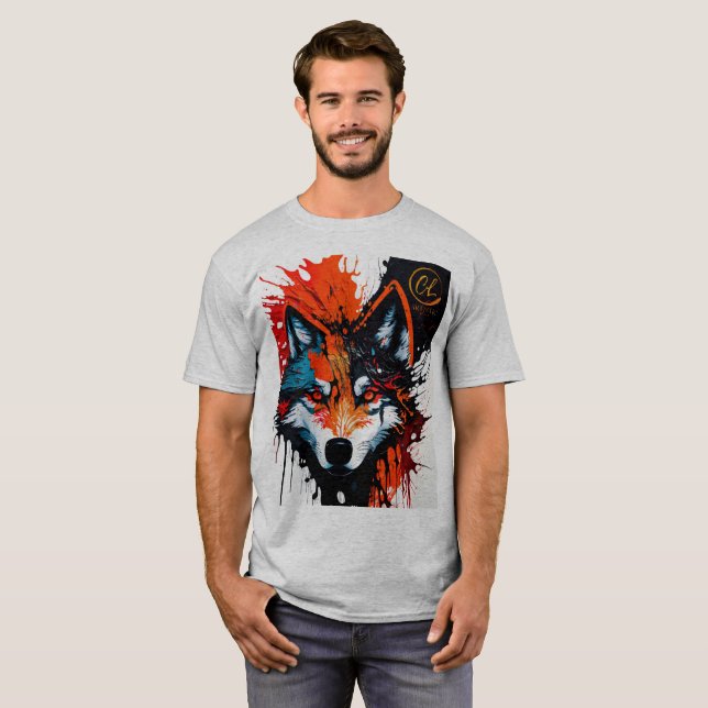 Fire Wolf T-Shirt (Front Full)