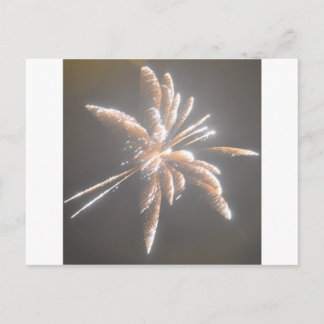 fire work postcard