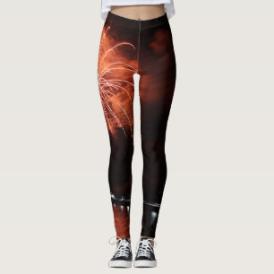 fire works leggings