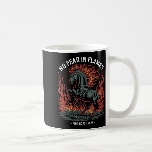 Fire Year Of The Horse – Chinese Zodiac New Year 2 Coffee Mug (Right)