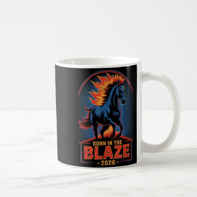Fire Year Of The Horse – Chinese Zodiac New Year 2 Coffee Mug (Right)