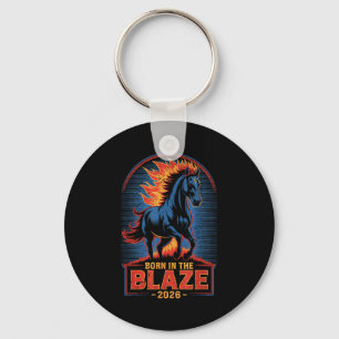 Fire Year Of The Horse – Chinese Zodiac New Year 2 Keychain