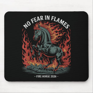Fire Year Of The Horse – Chinese Zodiac New Year 2 Mouse Pad