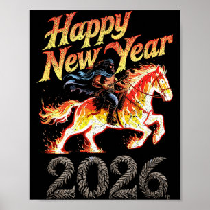 Fire Year Of The Horse – Chinese Zodiac New Year 2 Poster