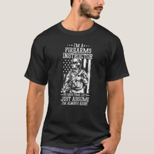 Firearm Instructor Gun Shooting Safety Weapon Trai T-Shirt