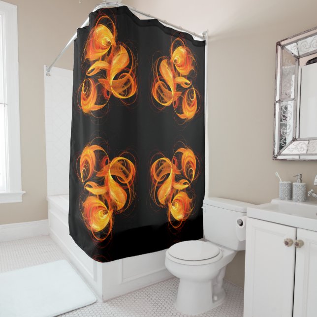 Fireball Abstract Art (In Situ)