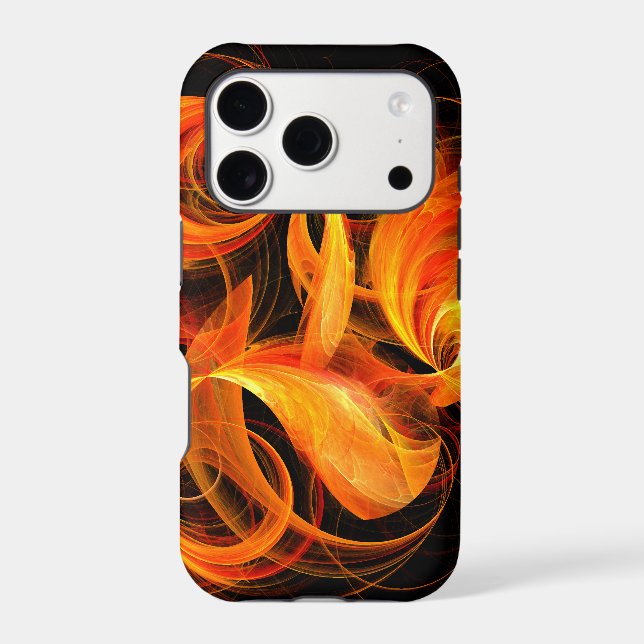 Fireball Abstract Art (Back)