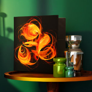 Fireball Abstract Art Binder