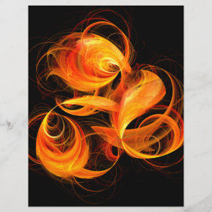Fireball Abstract Art Flyer