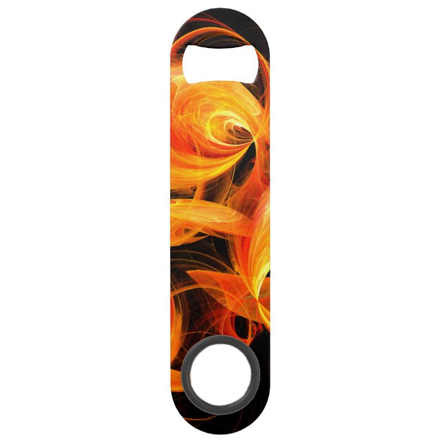 Fireball Abstract Art Speed Bottle Opener (Front)
