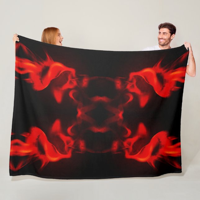 Fireball Fleece Blanket (In Situ)