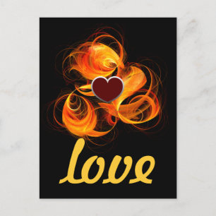Fireball Love Postcard