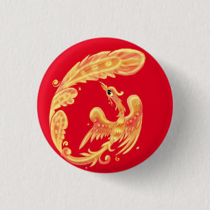 Firebird 1 Inch Round Button