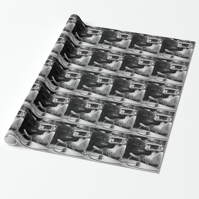 Firebird Mechanic Wrapping Paper (Unrolled)