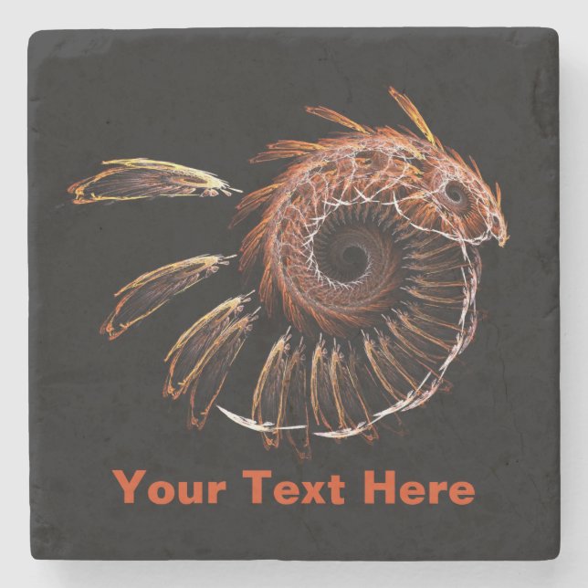 Firebird Stone Coaster (Front)