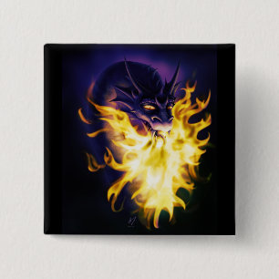 Firebreather 2 Inch Square Button