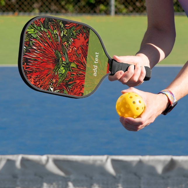 Firebush Plant  Pickleball Paddle (Insitu)